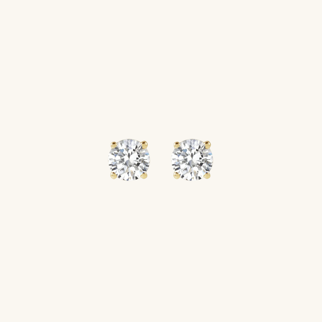 Round Diamond Studs