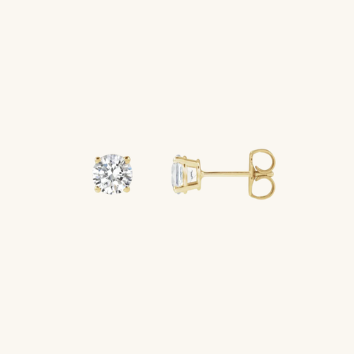 Round Diamond Studs